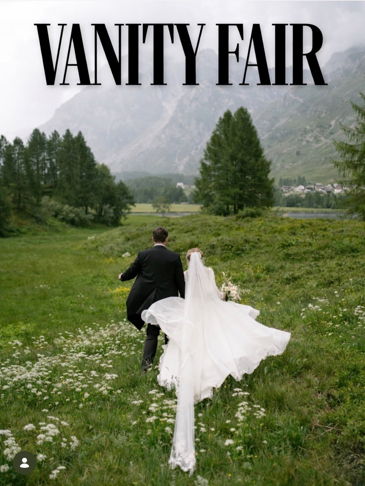 As Seen in Vanity Fair: A Cinematic Swiss Wedding in Caroline Castigliano