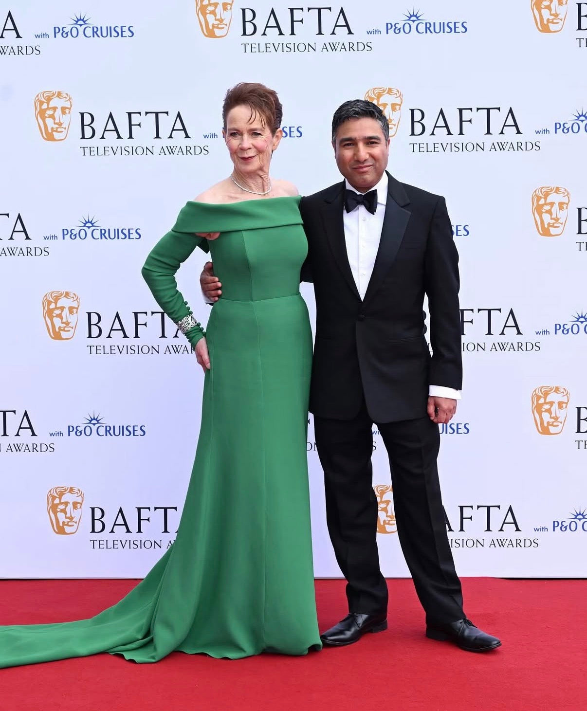 Celia Imrie in Bespoke Caroline Castigliano for the BAFTA Television Awards 2026