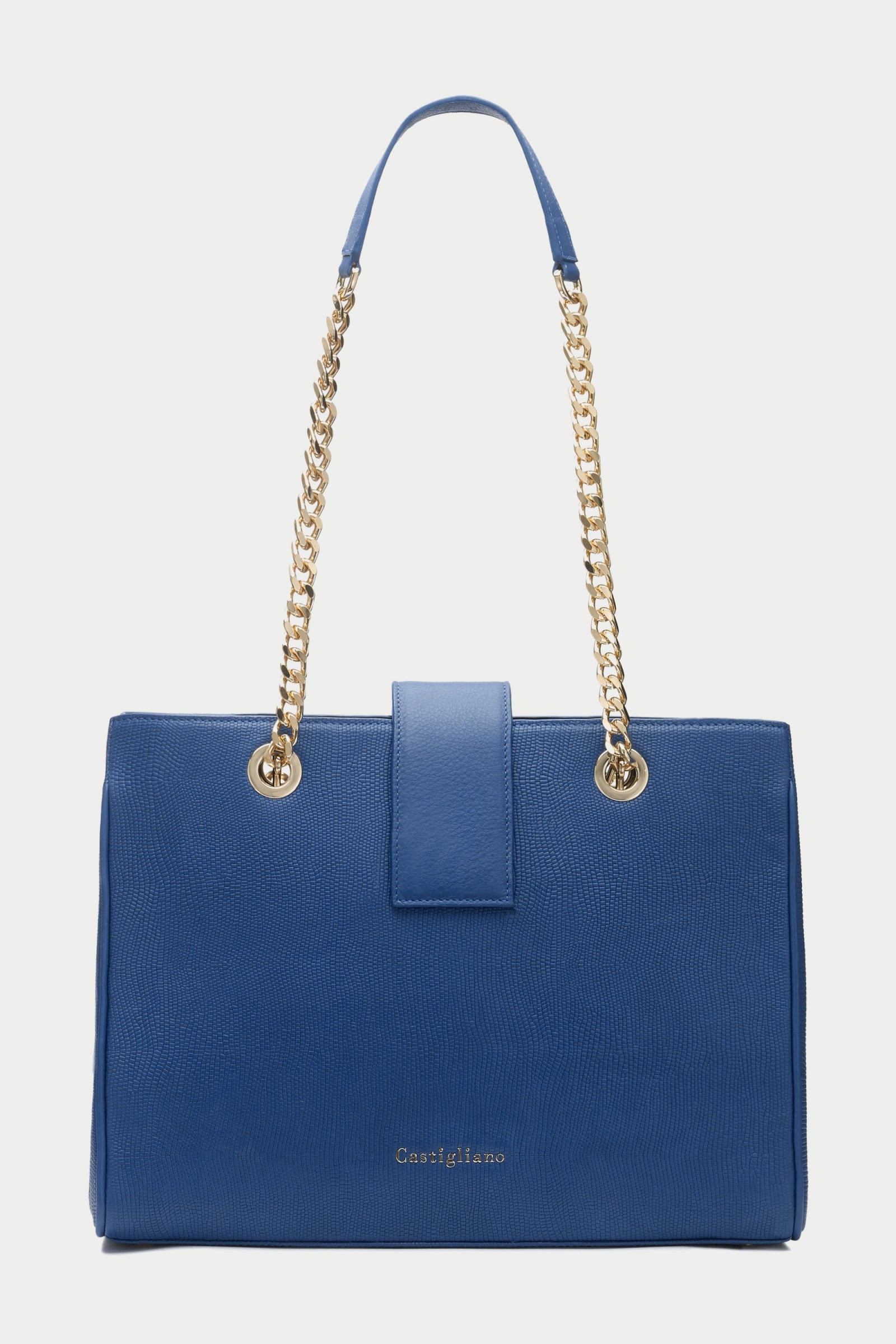 Francine MARE Blue Leather Handbag
