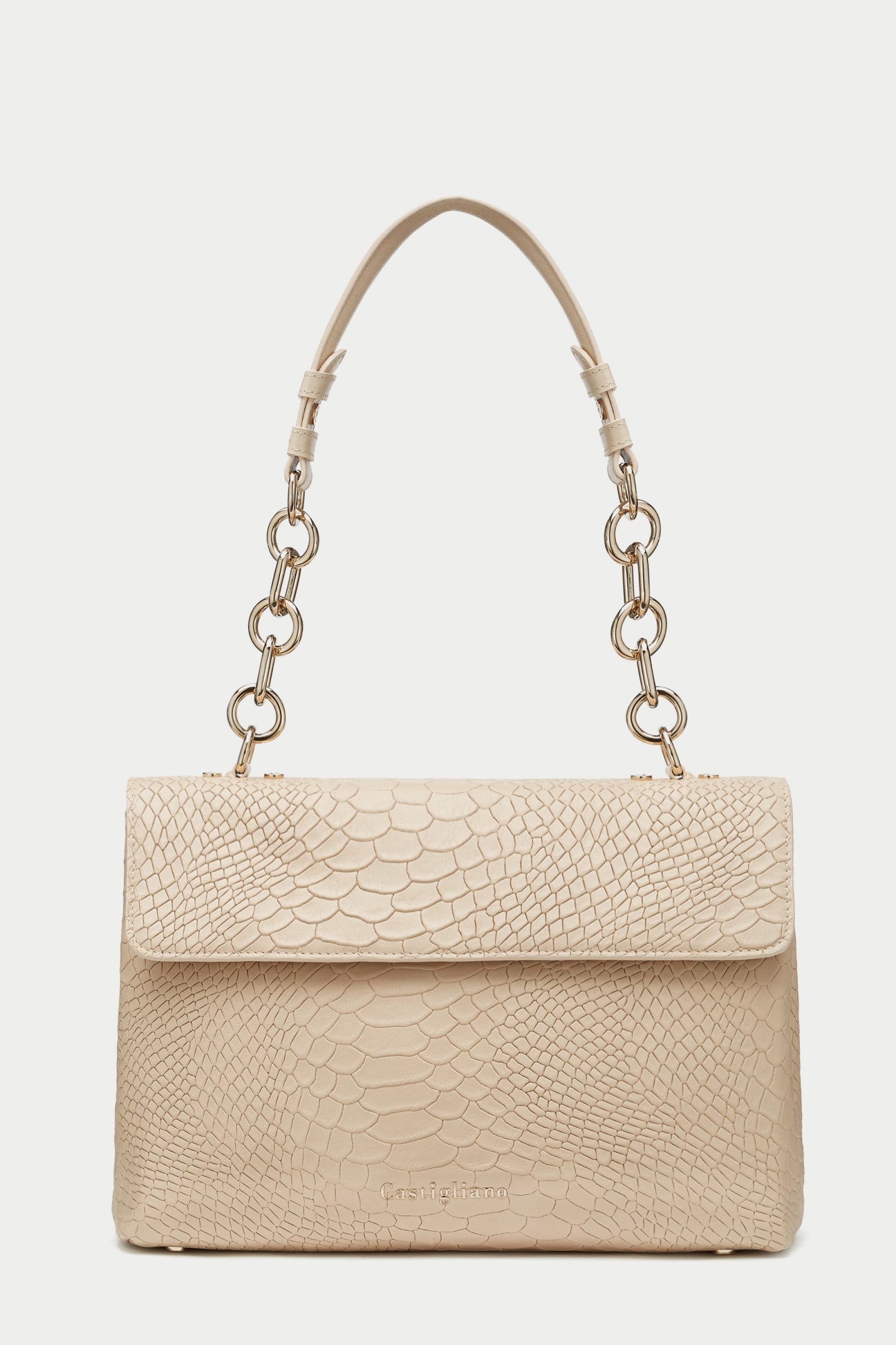 Briella SABBIA Cream Leather Handbag