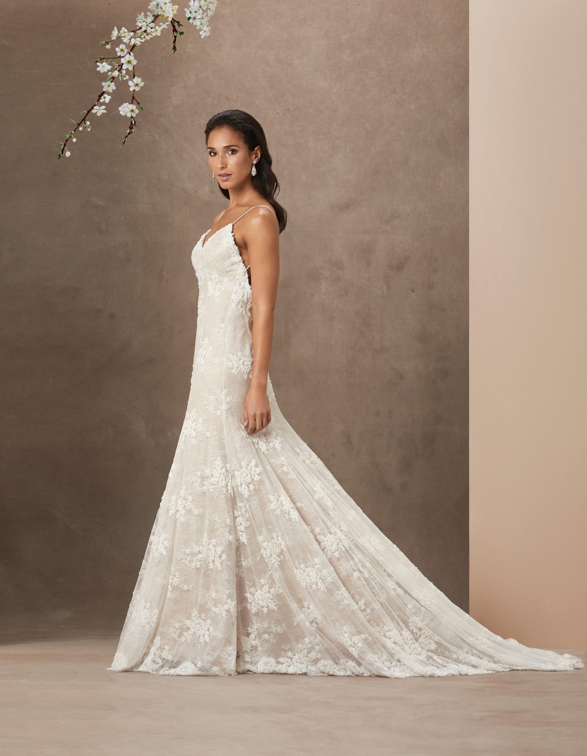 Blush Designer Wedding Dress from Caroline Castigliano Caroline