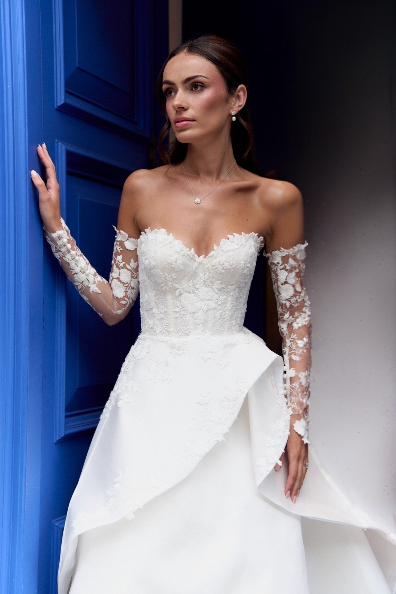 Eternal Rose - Mikado Lace Wedding Dress