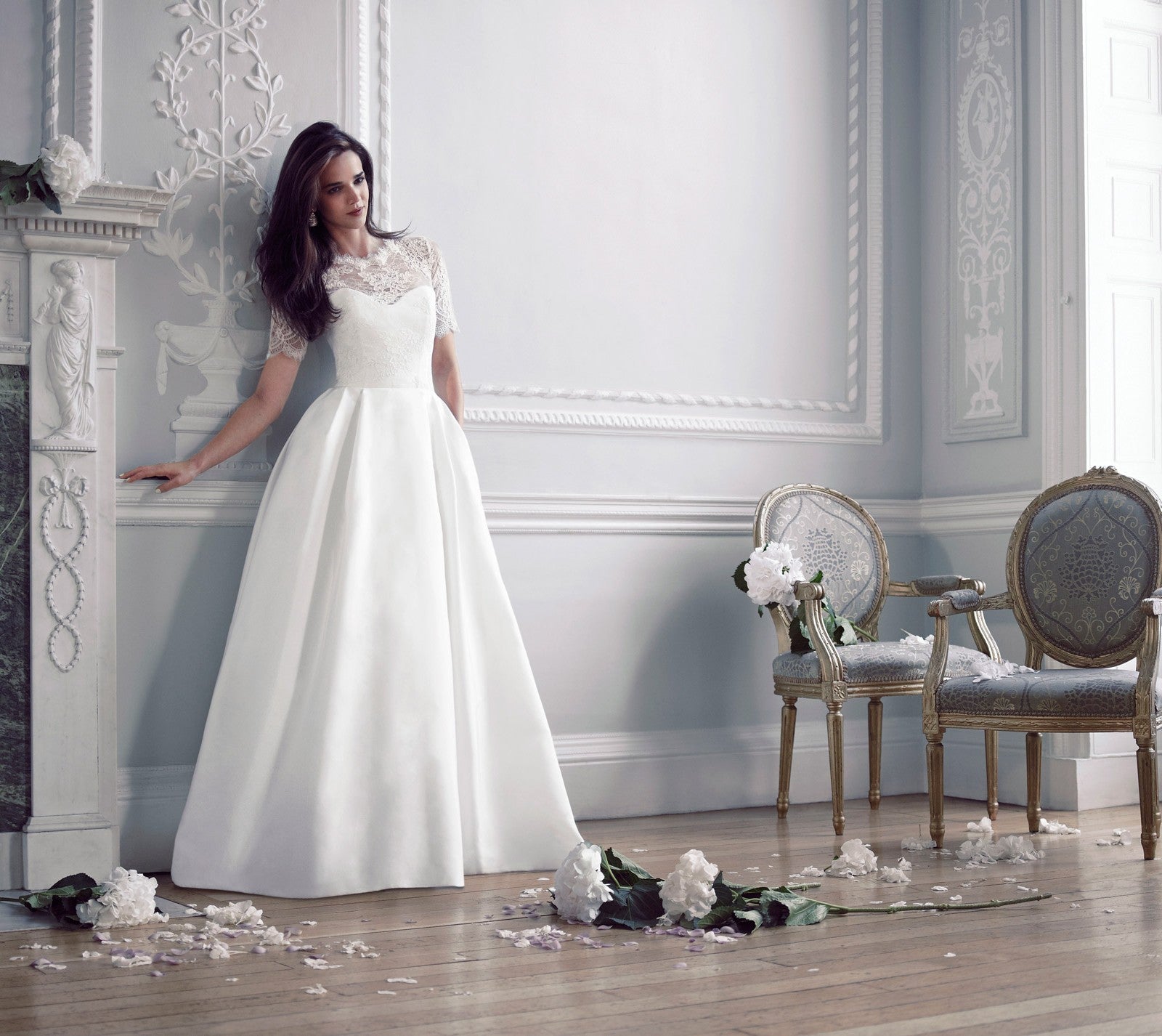 white christmas dresses LANVIN Wedding Dress
