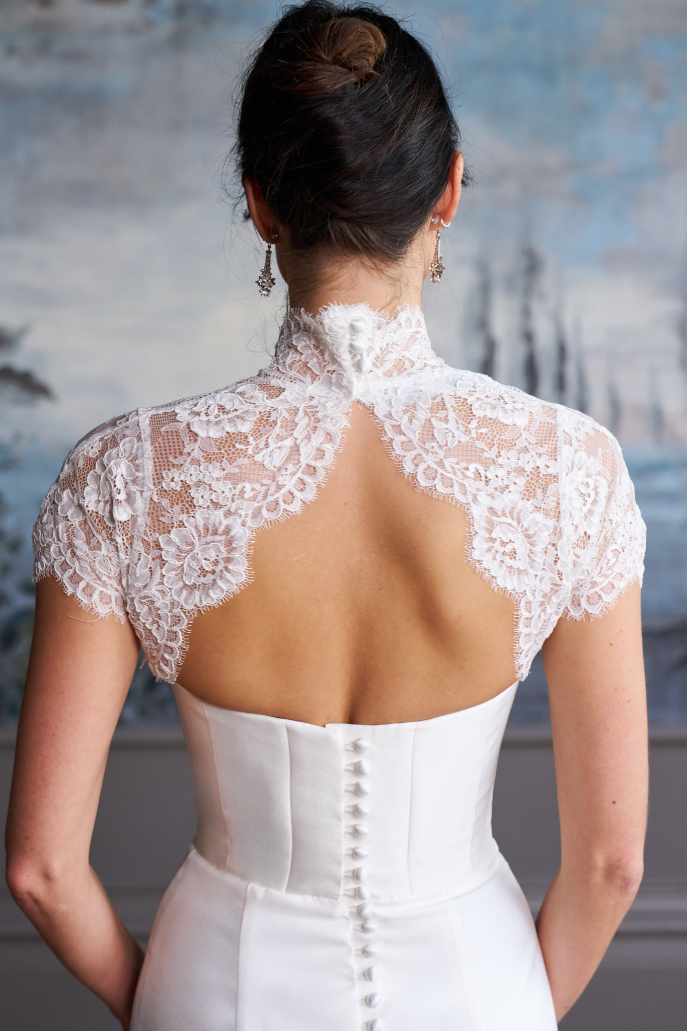 Luna Cap Lace Sleeve Shrug