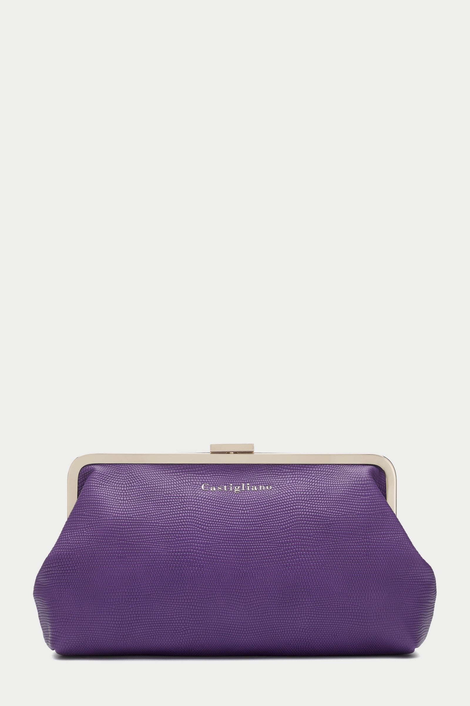 Ivy VIOLA Leather Clutch