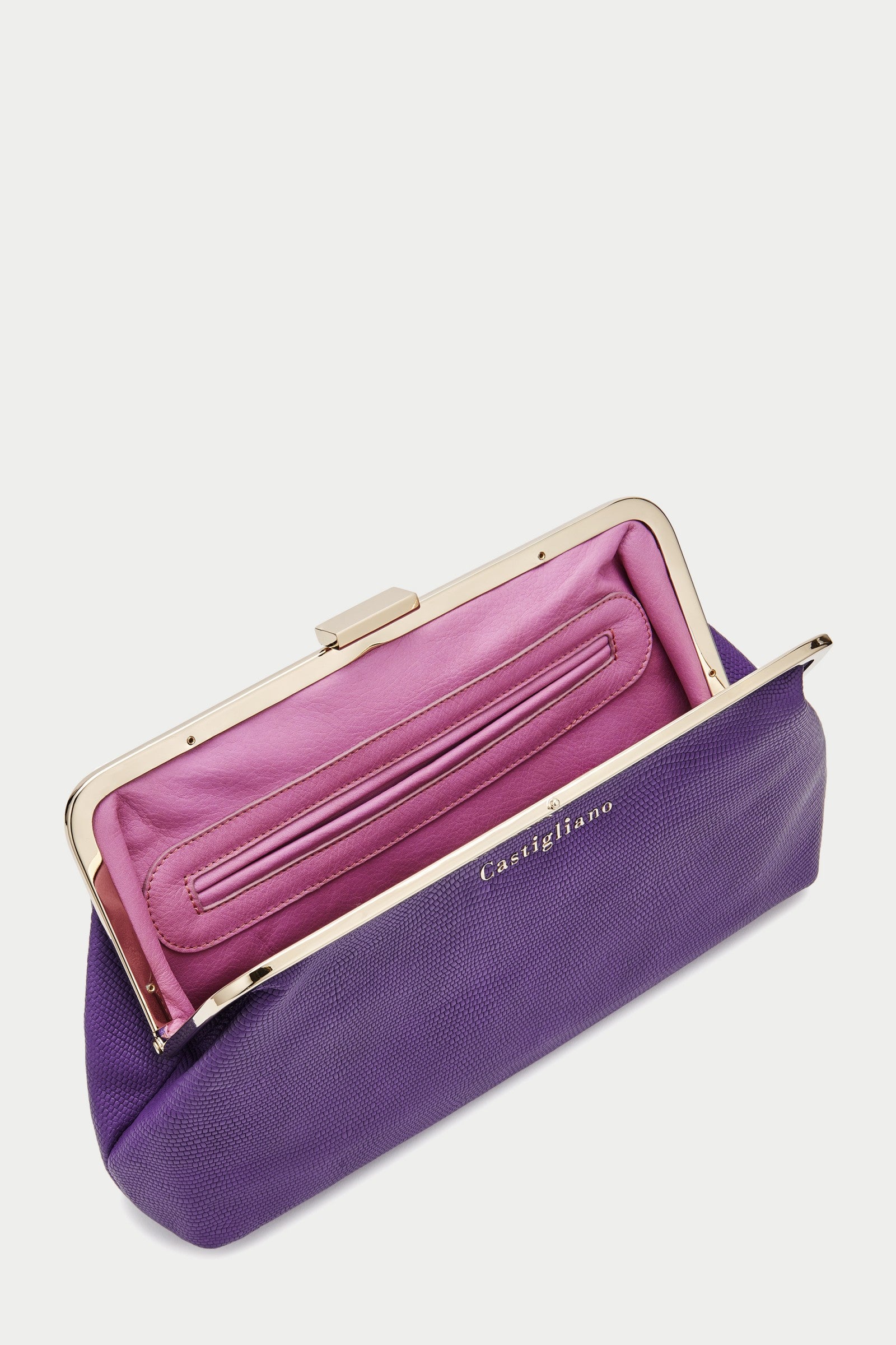 Ivy VIOLA Leather Clutch