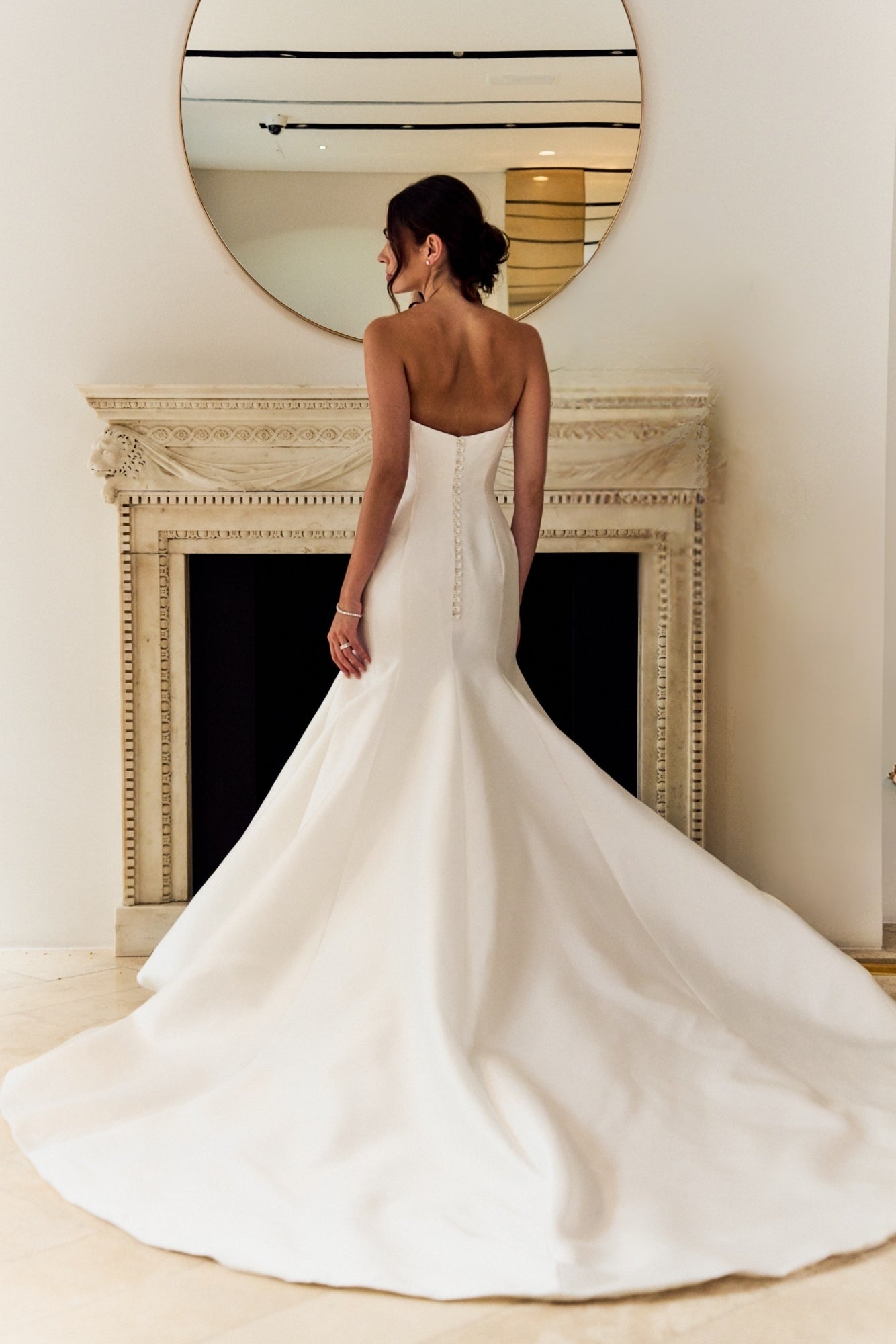 Tulip: Mikado Fit-and-Flare Wedding Dress