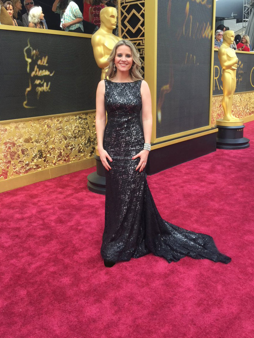 LUCY COTTERS AT THE OSCARS