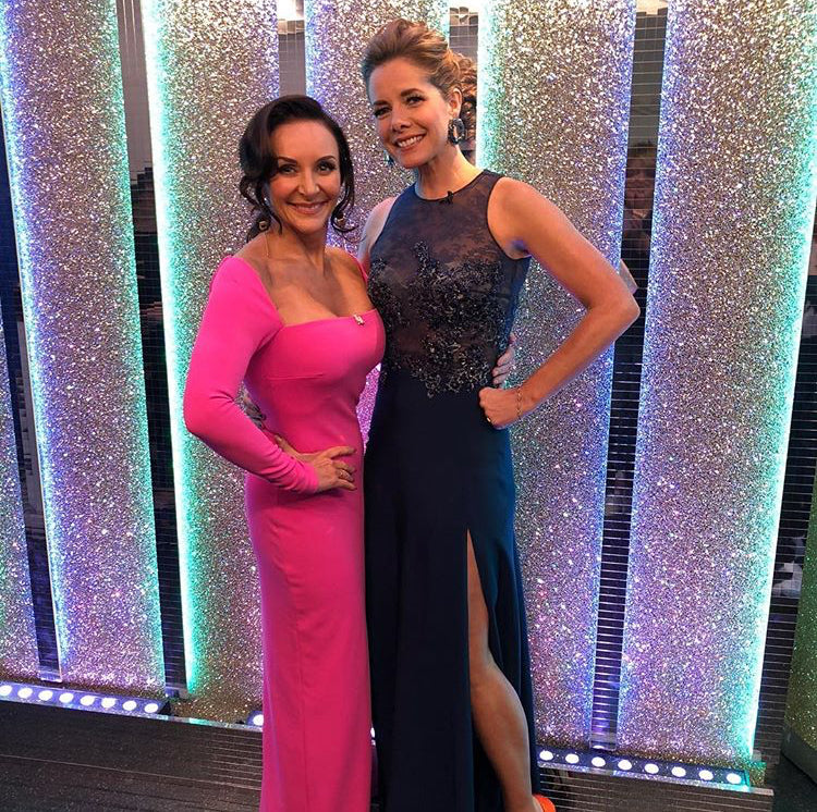 Darcey Bussell wears bespoke Caroline Castigliano