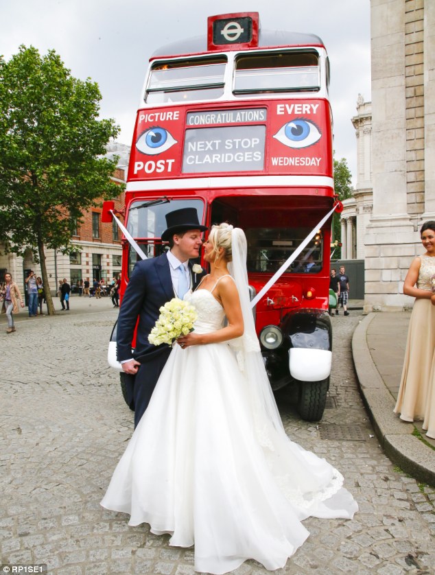 BBC Sports presenter Sarah Stone marries her football agent beau at St.Pauls