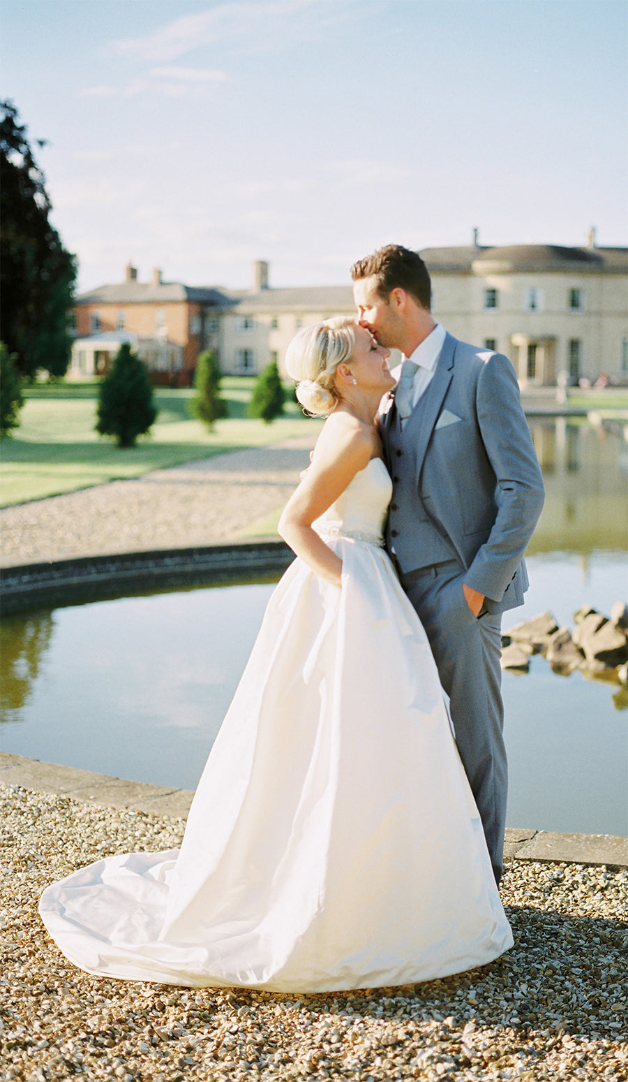 Natalie marries in the romantic Rosabella Dress