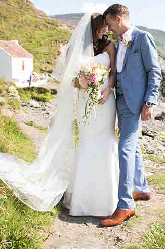 Laura and Rob’s romantic Isle of Man wedding