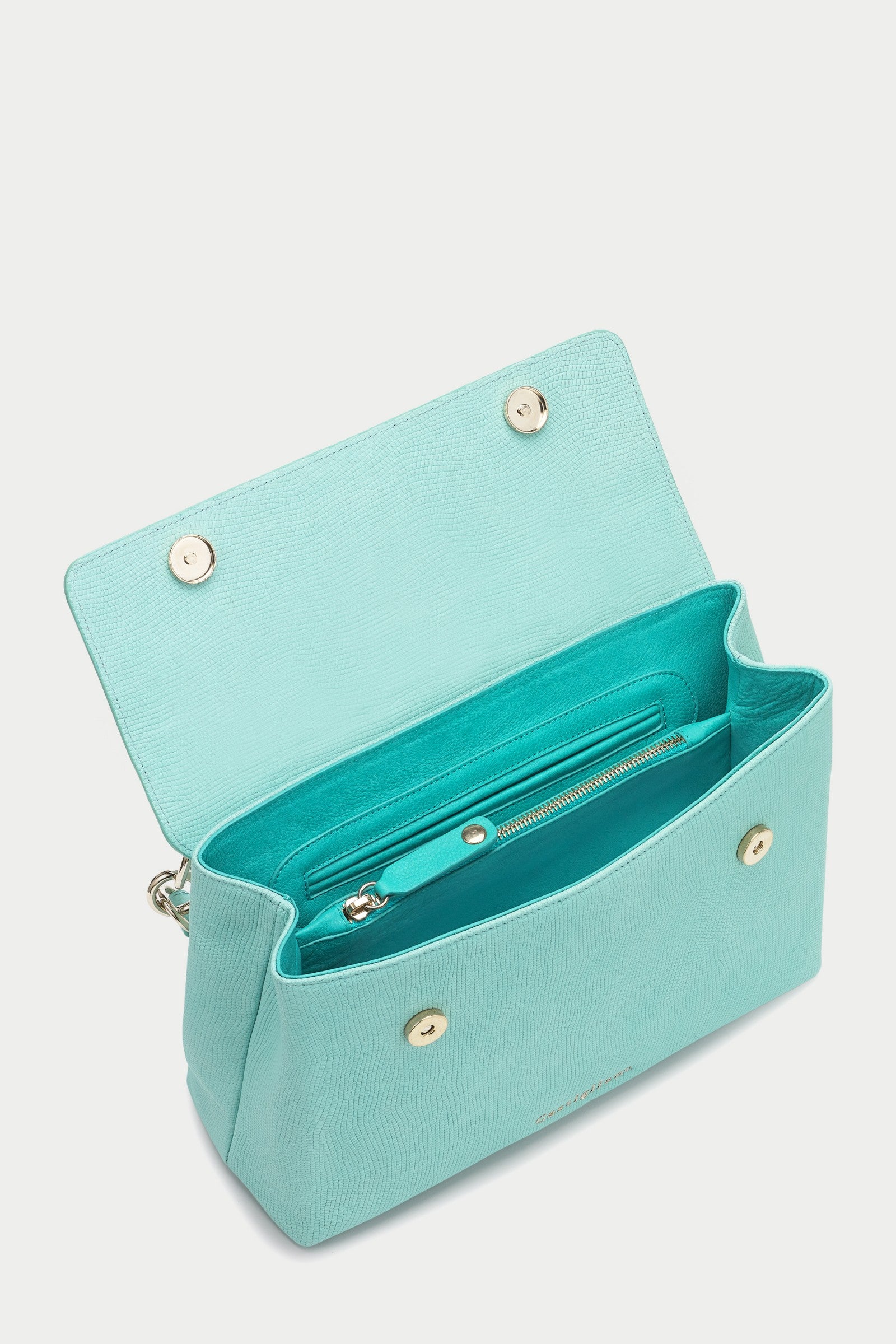 Briella BLUE LUCE Leather Handbag