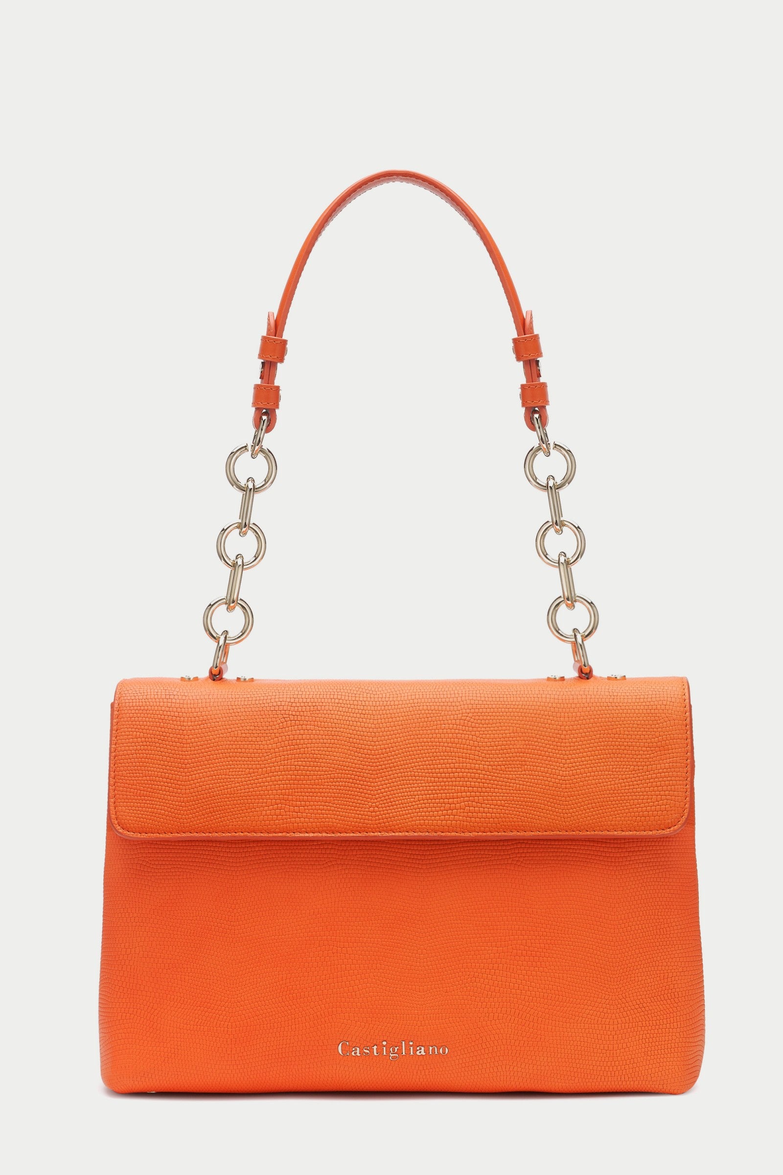 Briella MANDARINO Leather Handbag