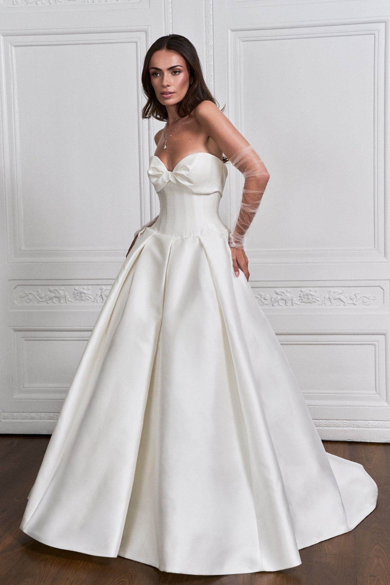 Hyacinth Glow - Mikado Ballgown Wedding Dress