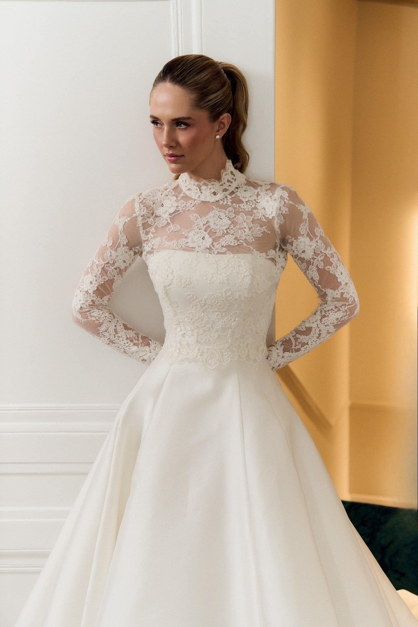 Marigold Muse: Mikado A-Line Wedding Dress