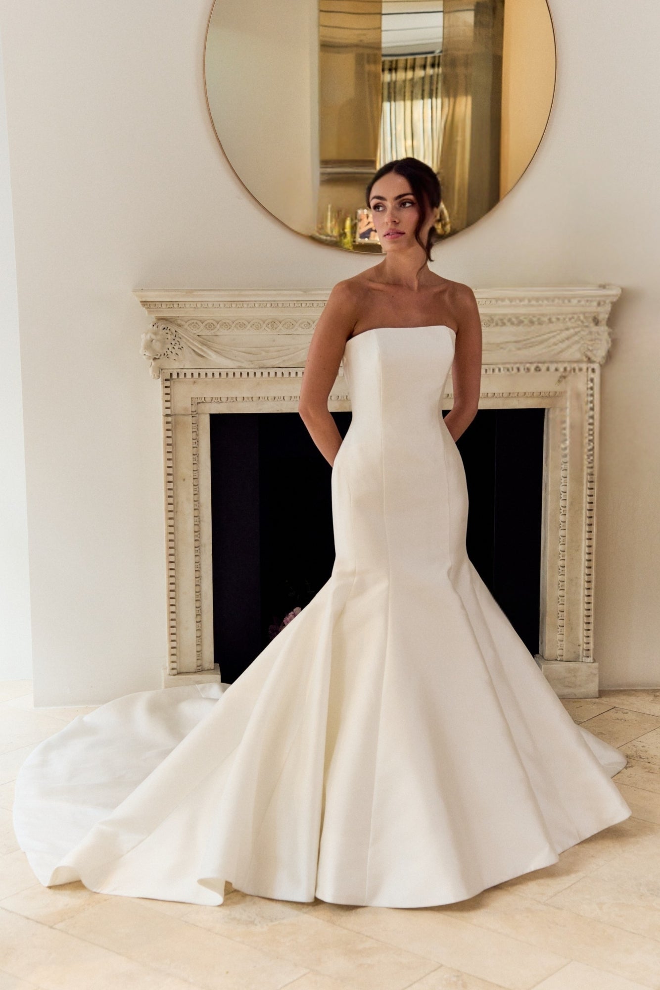 Tulip: Mikado Fit-and-Flare Wedding Dress