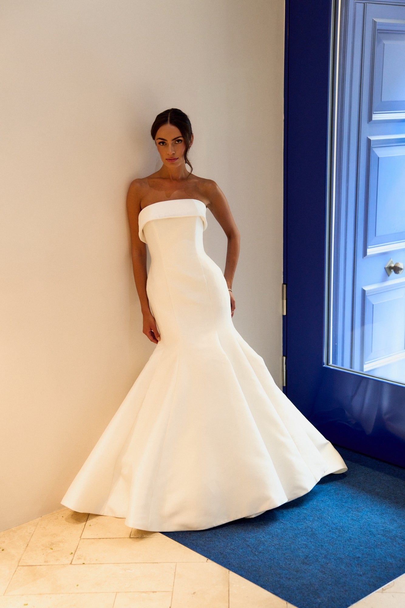 Tulip: Mikado Fit-and-Flare Wedding Dress