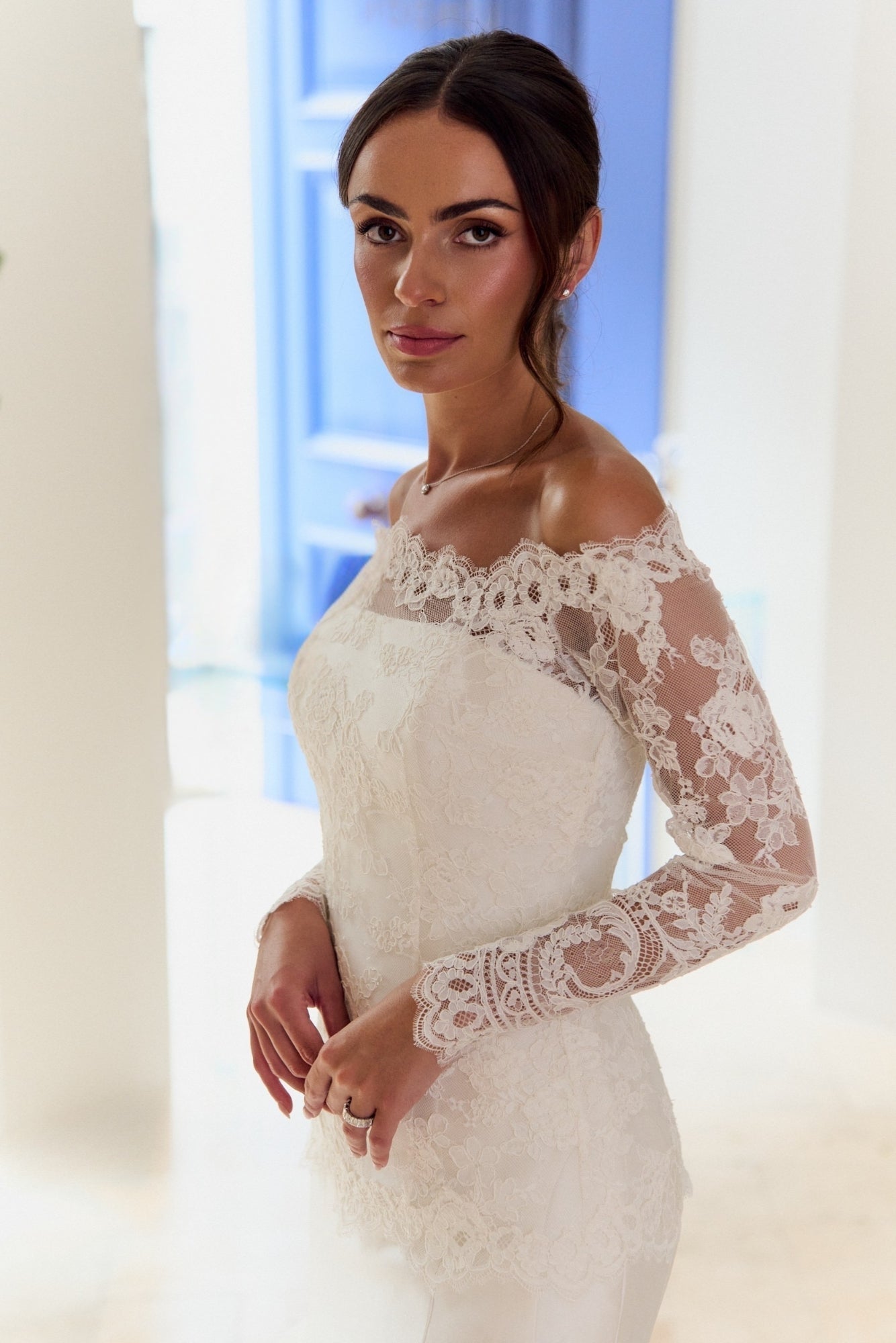 Tulip: Mikado Fit-and-Flare Wedding Dress
