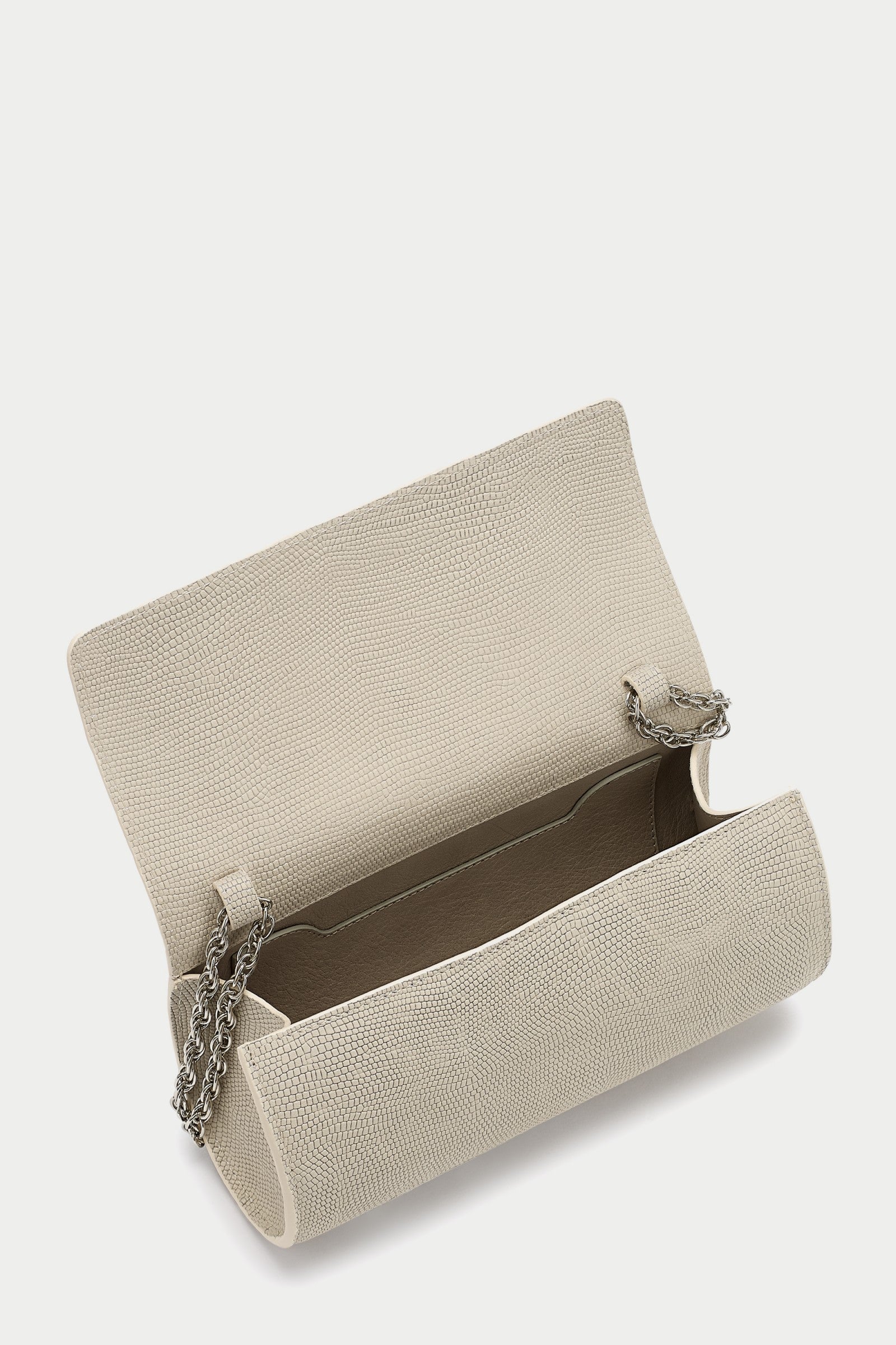 Kinsely CREMA Leather Roll Clutch