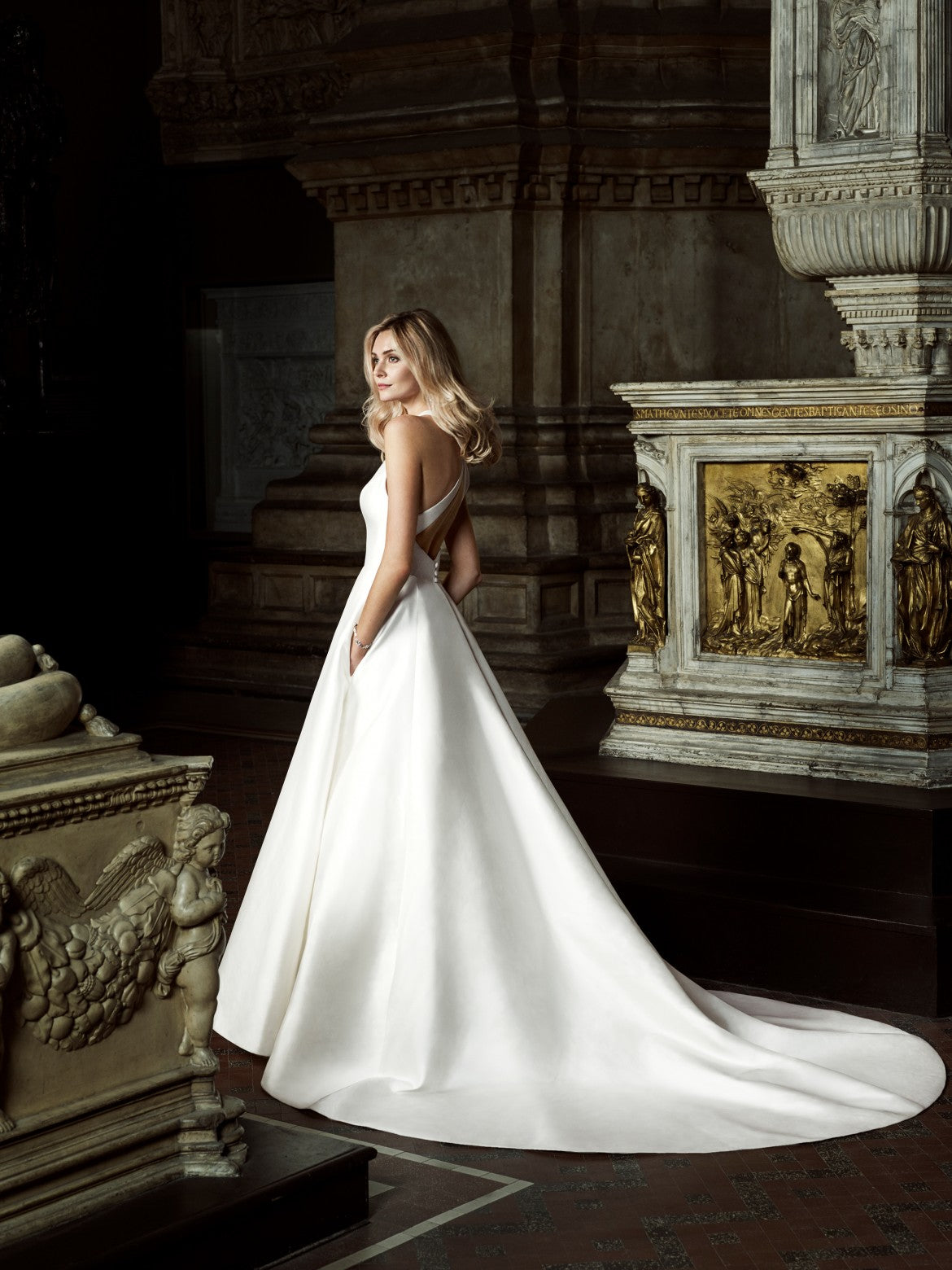 Irresistable designer wedding gown by Caroline Castigliano