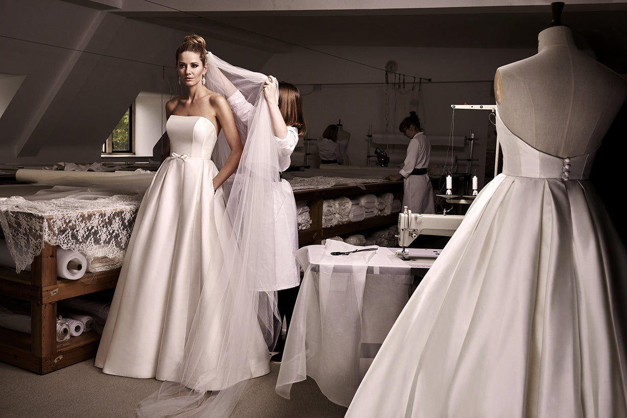 Karolina designer wedding dress by Caroline Castigliano