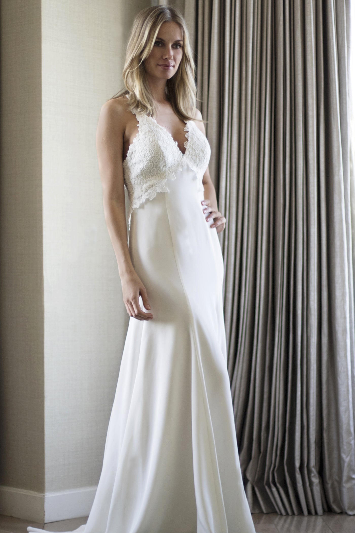 Freya designer wedding dresses by Caroline Castigliano