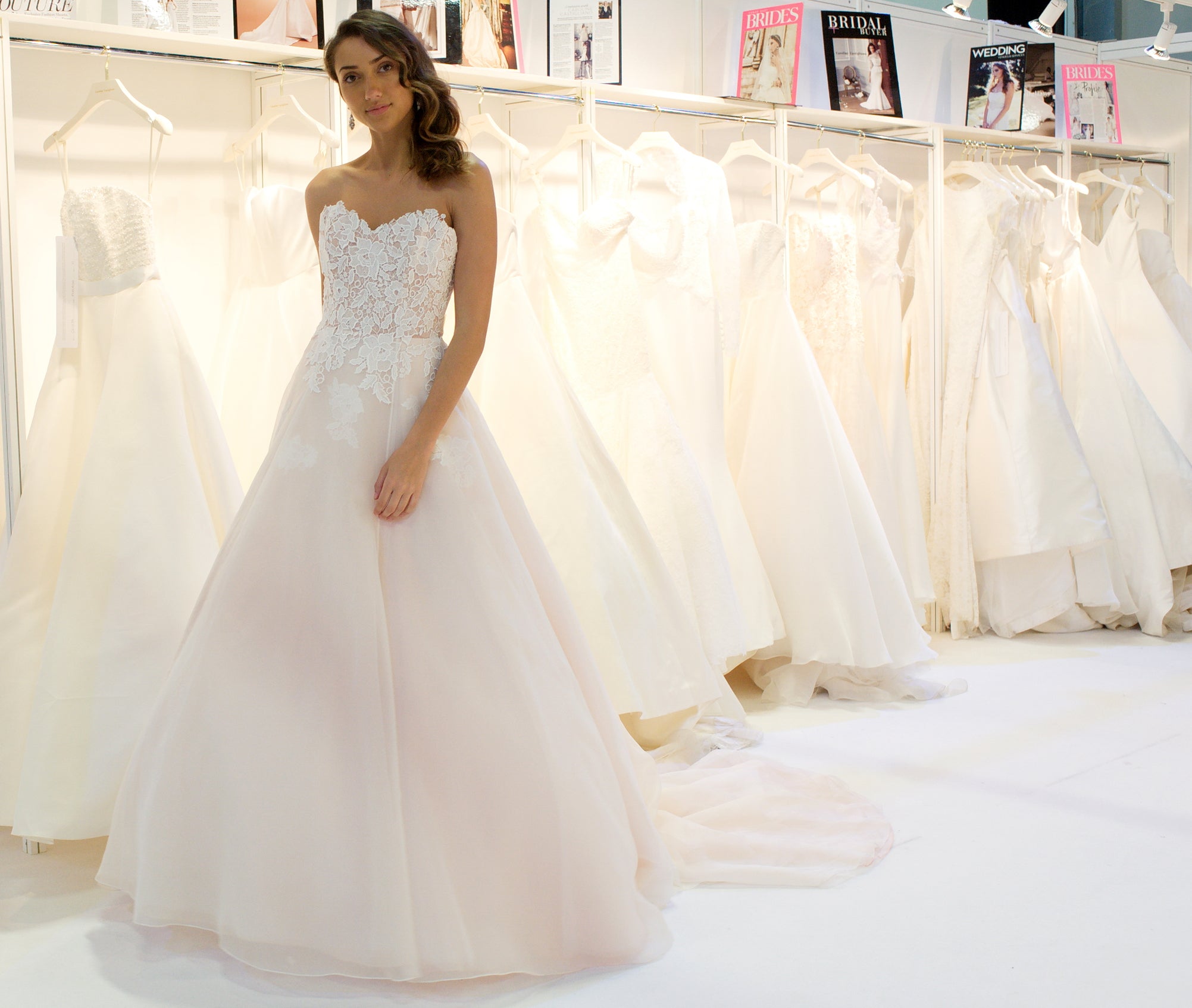 Anniversary designer wedding dresses by Caroline Castigliano