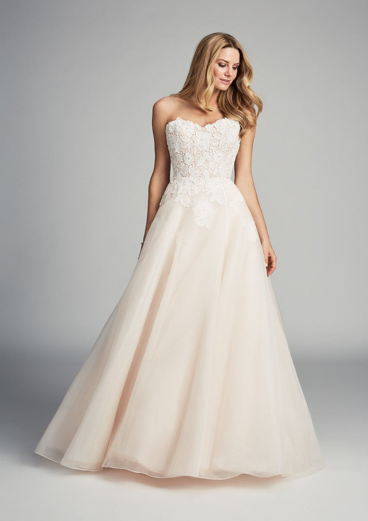 Anniversary designer wedding dress by Caroline Castigliano