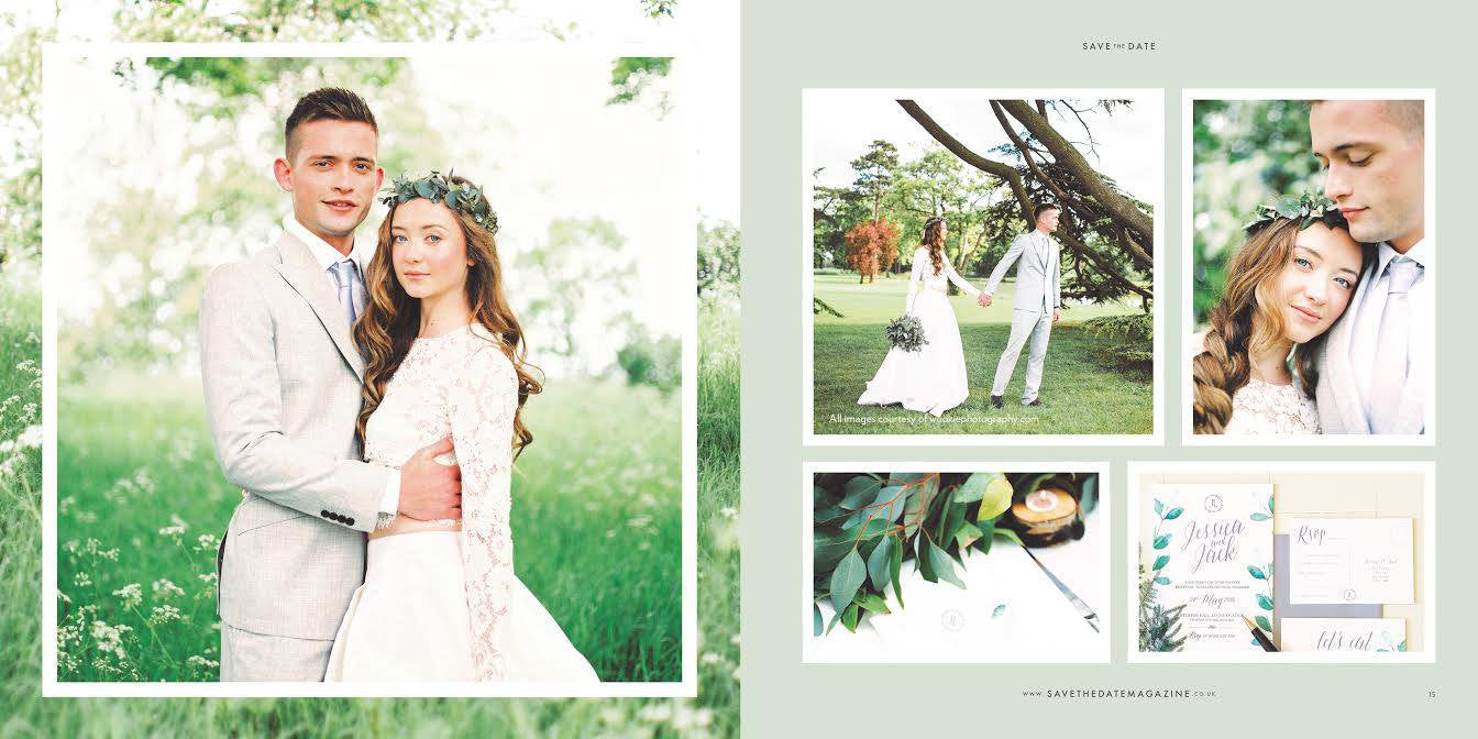 Save The Date Magazine designer wedding dresses by Caroline Castigliano