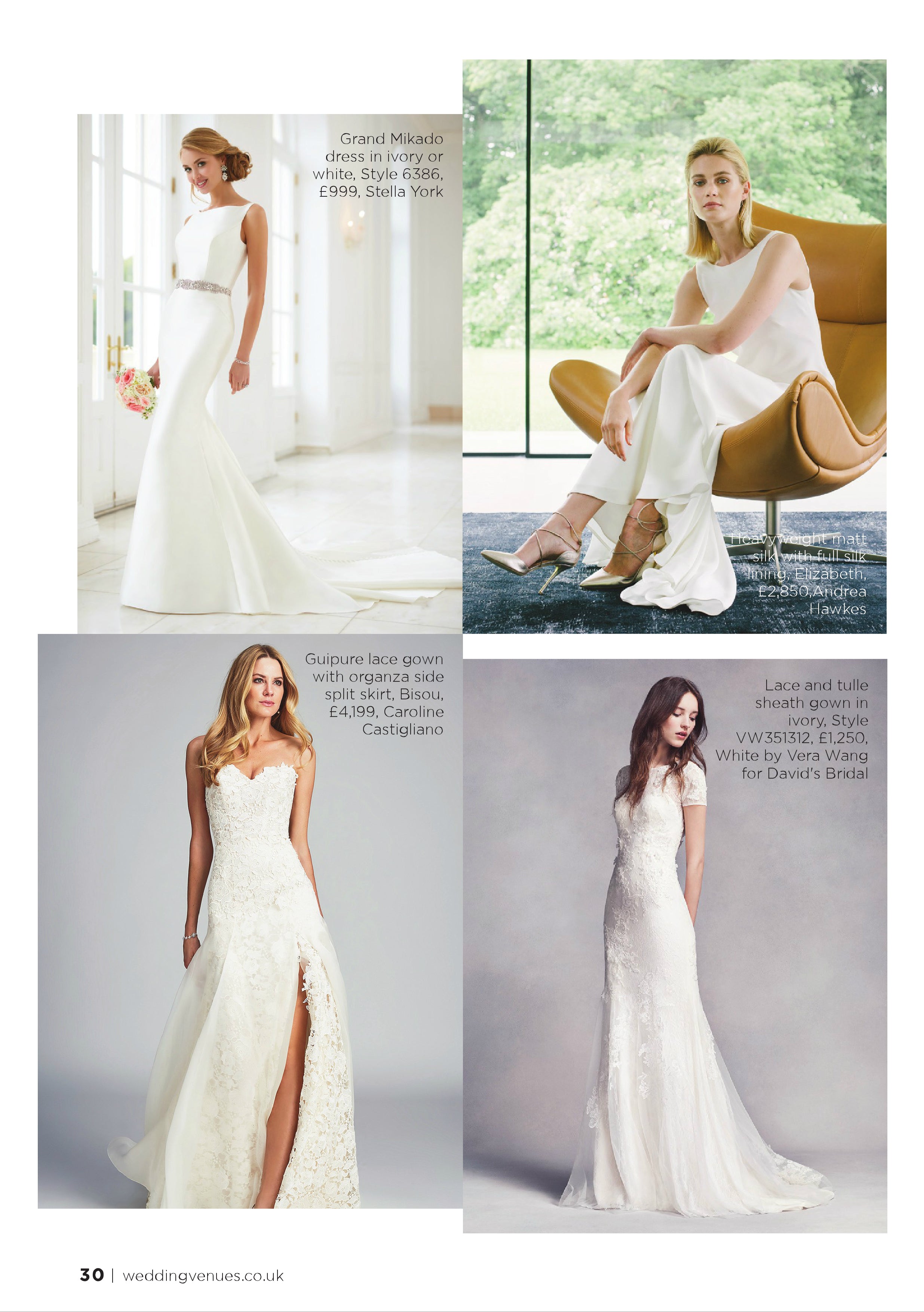 Bisou designer wedding gowns by Caroline Castigliano