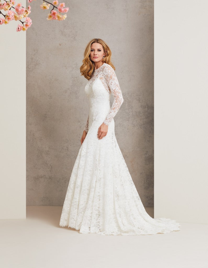 Falling in Love designer wedding gown by Caroline Castigliano
