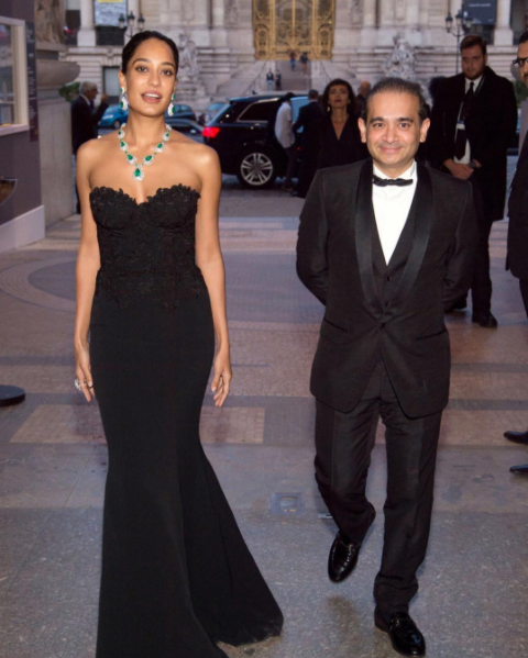 Lisa Haydon wears Caroline Castigliano designer evening dress