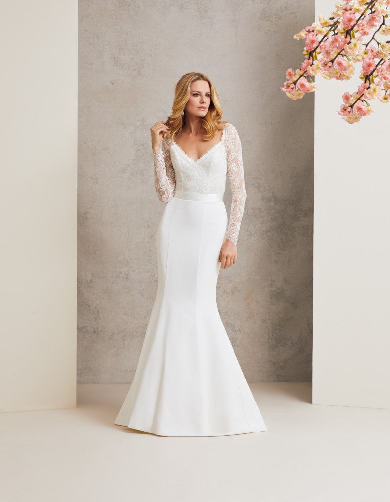 Natalya designer wedding dress by Caroline Castigliano