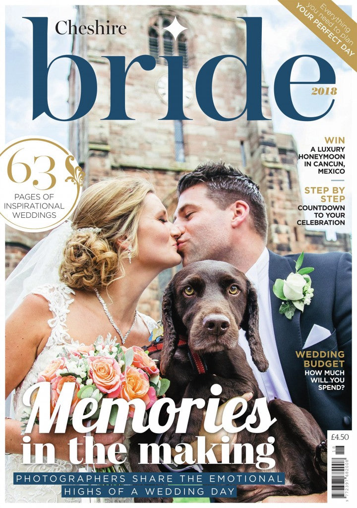 Cheshire Bride Magazine designer wedding dress by Caroline Castigliano