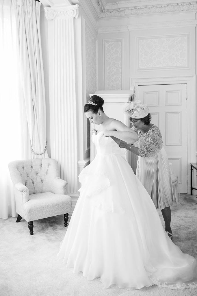 bespoke wedding gown by Caroline Castigliano