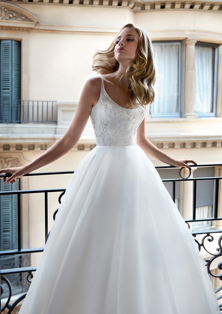 Chrissy luxury wedding dresses by Caroline Castigliano