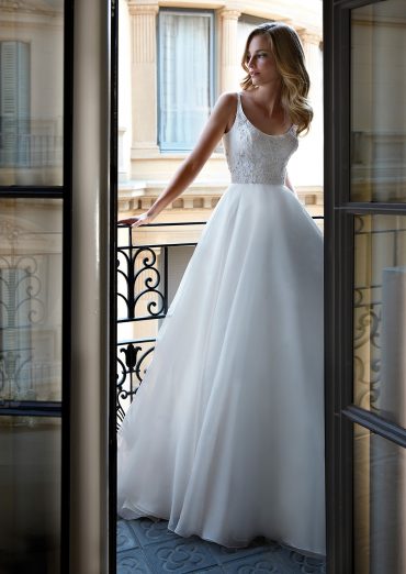 Chrissy luxury wedding dresses by Caroline Castigliano