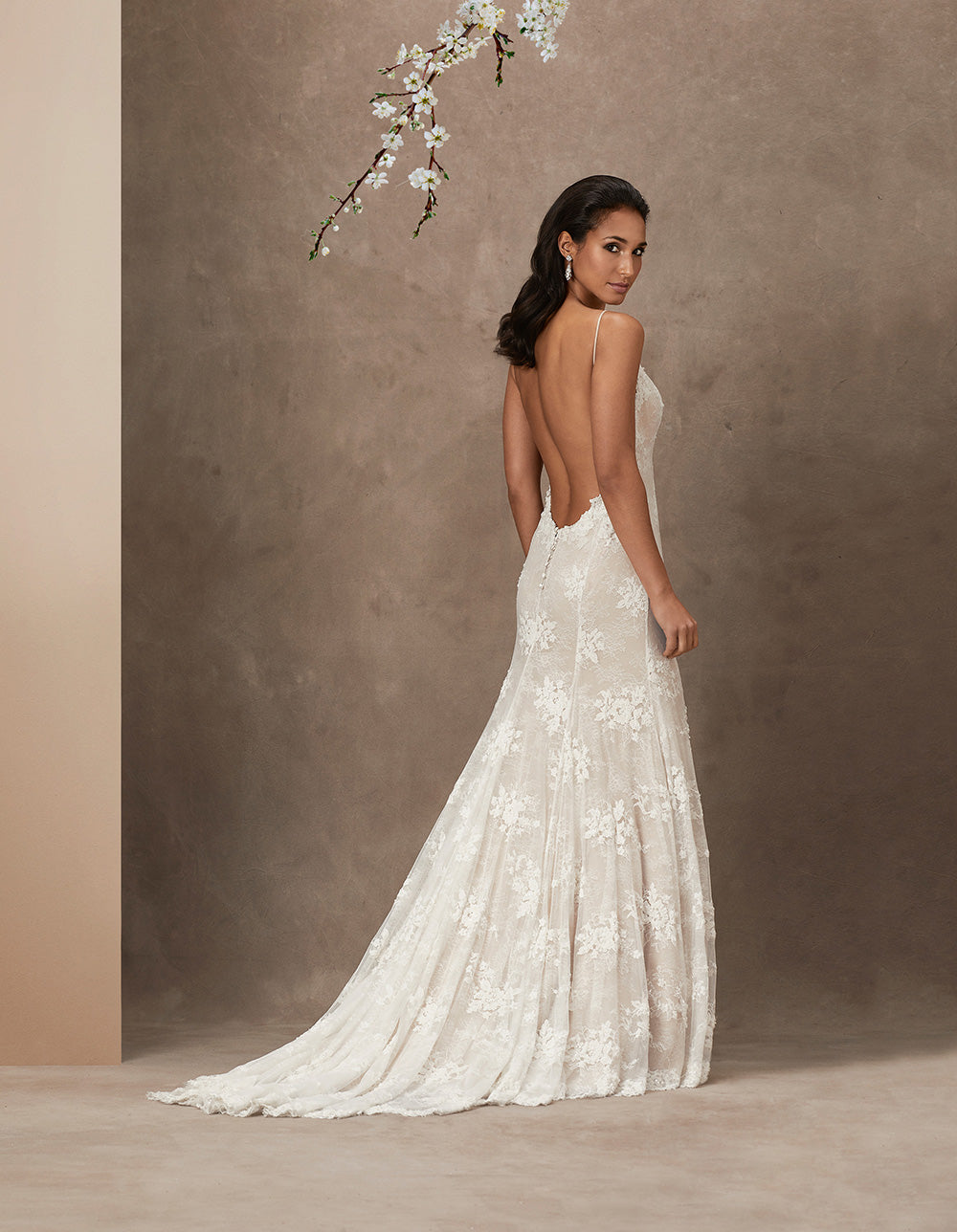 Blush luxury wedding gowns by Caroline Castigliano