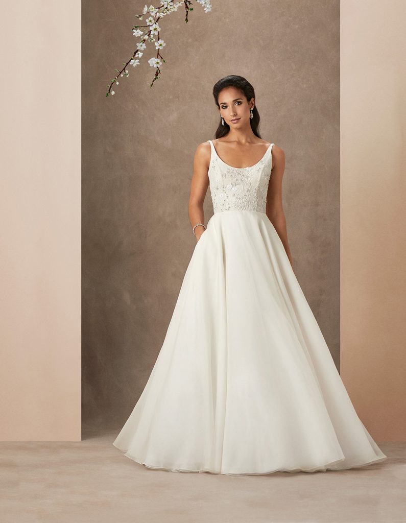 Chrissy luxury wedding gowns by Caroline Castigliano