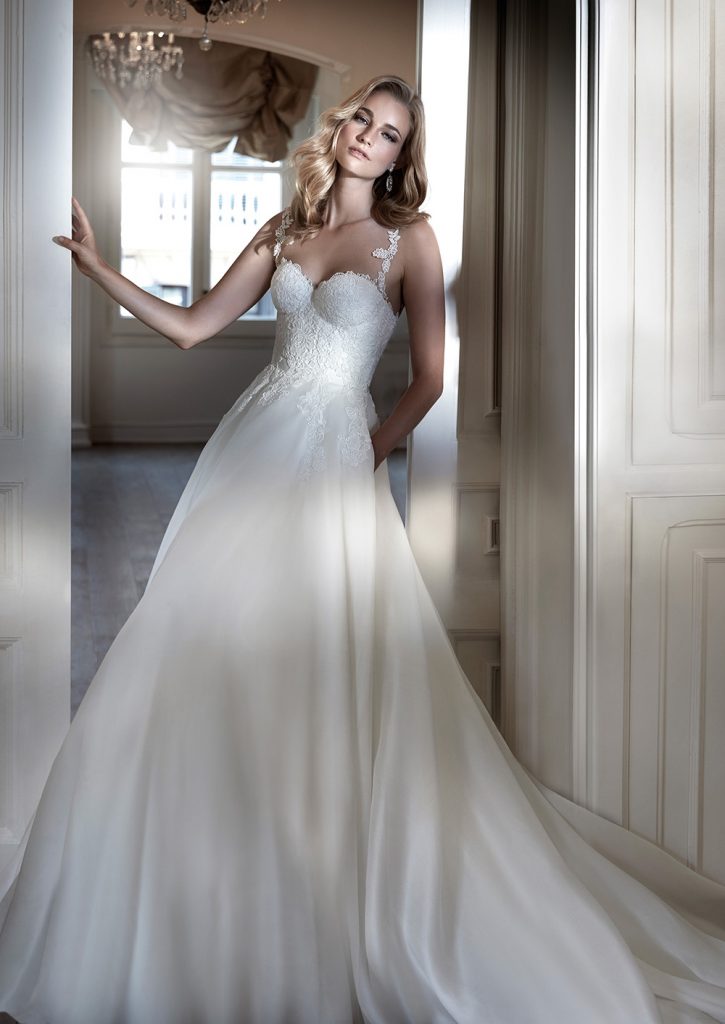 Santa Barbara luxury wedding dresses by Caroline Castigliano