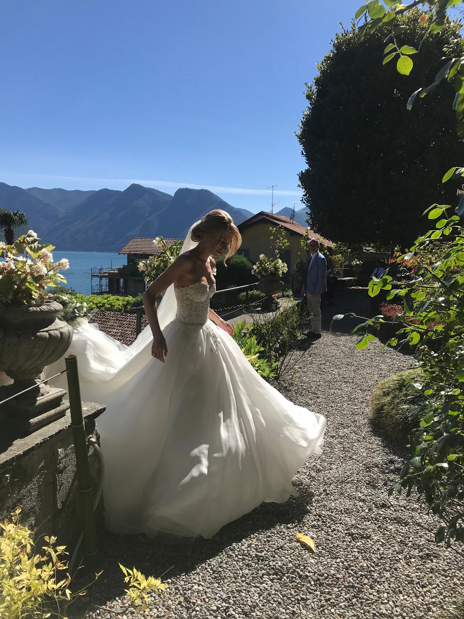 Hannah Lake Como Couture wedding dresses by Caroline Castigliano