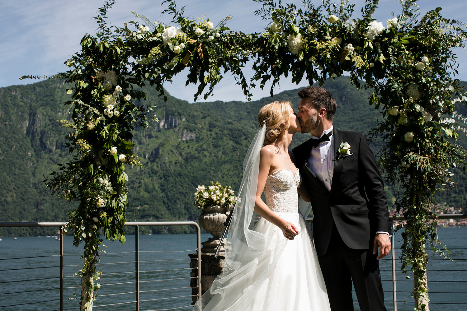 Hannah Lake Como Couture wedding dresses by Caroline Castigliano