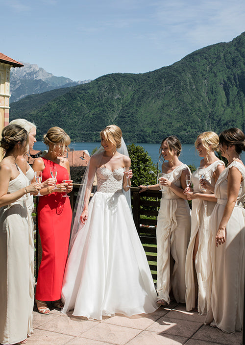 Hannah Lake Como Couture wedding dresses by Caroline Castigliano