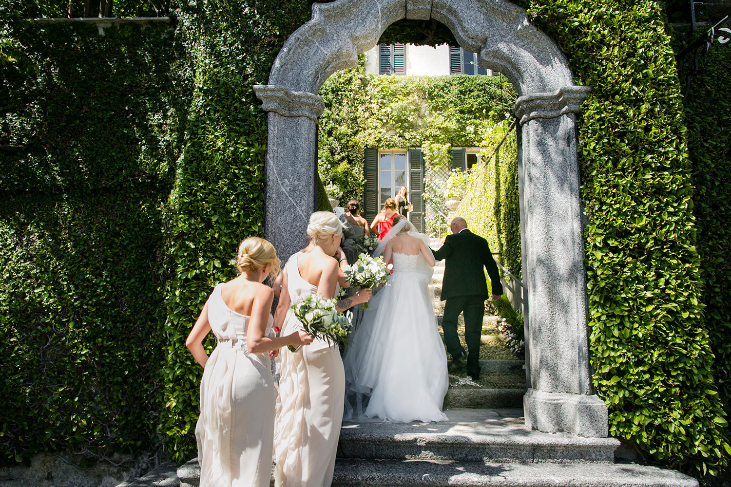 Hannah Lake Como Couture wedding dresses by Caroline Castigliano