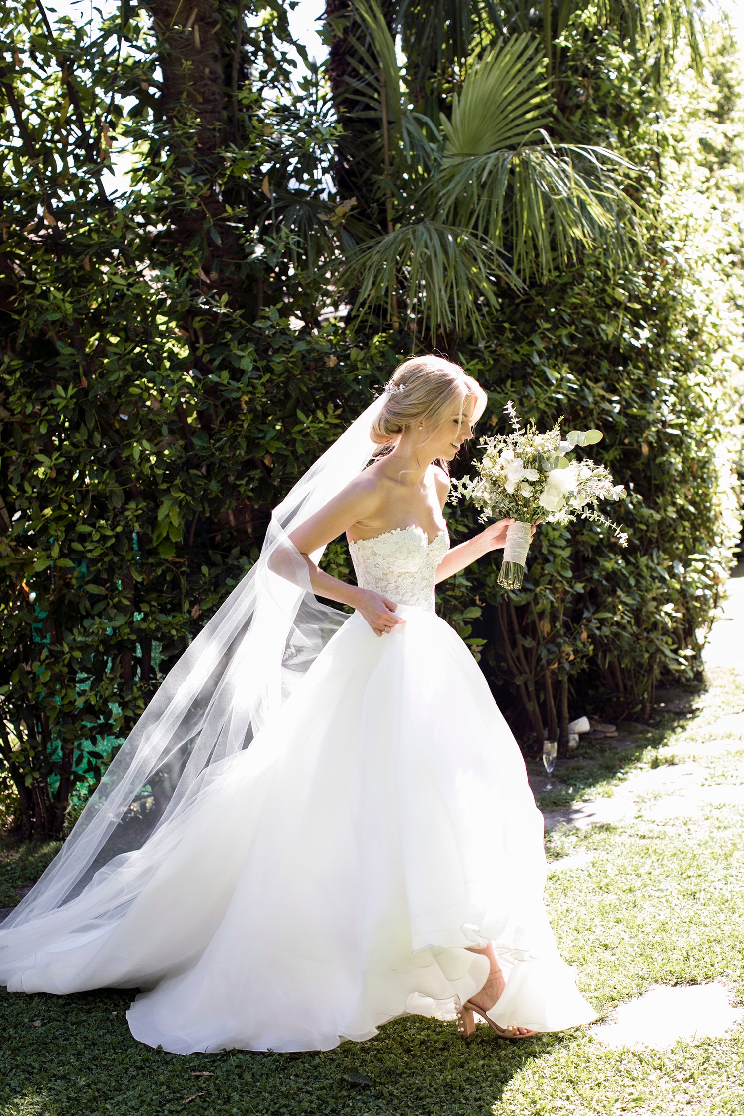 Hannah Lake Como Couture wedding dresses by Caroline Castigliano