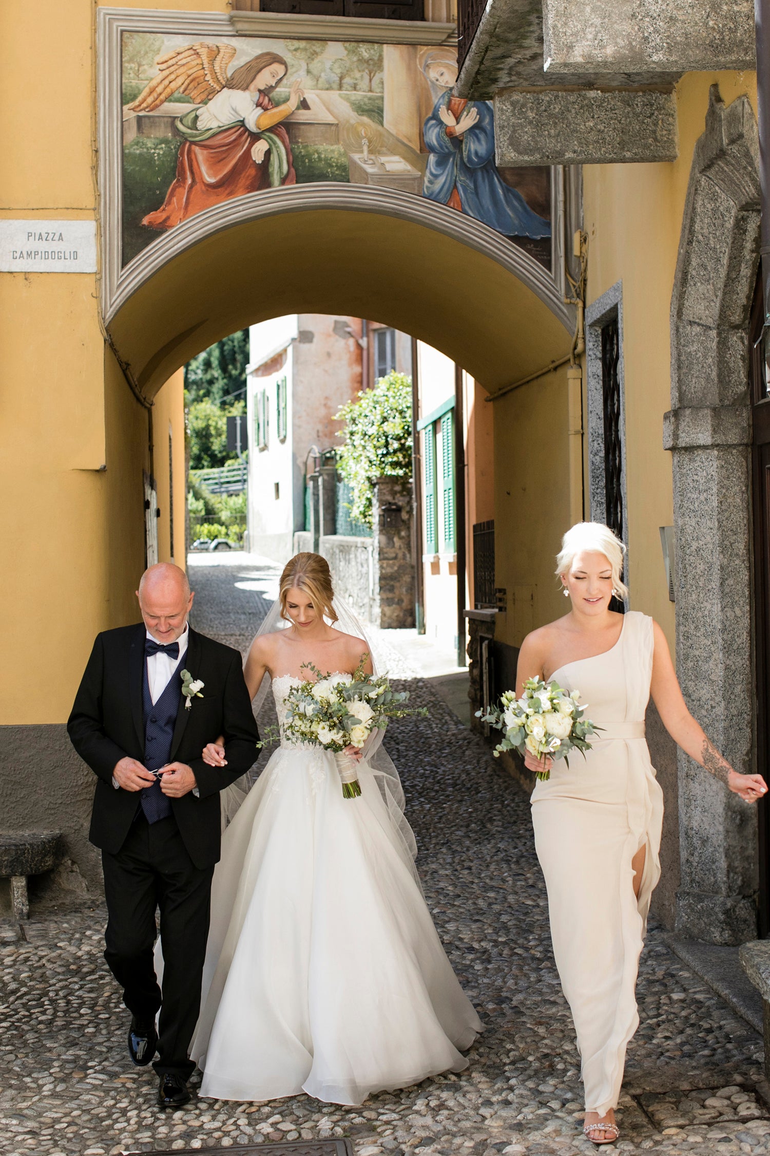 Hannah Lake Como Couture wedding dresses by Caroline Castigliano