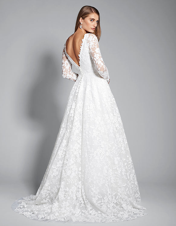 Designer sales gown sleeves