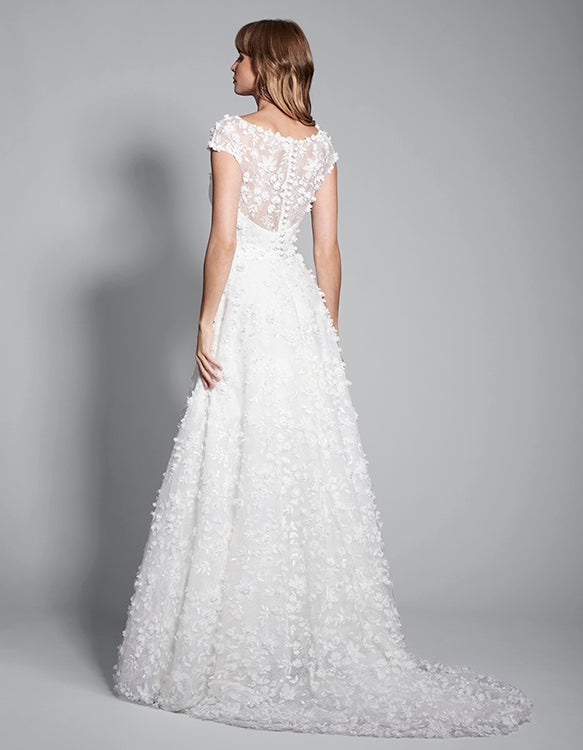 Flower Duet Designer Wedding Dress from Caroline Castigliano